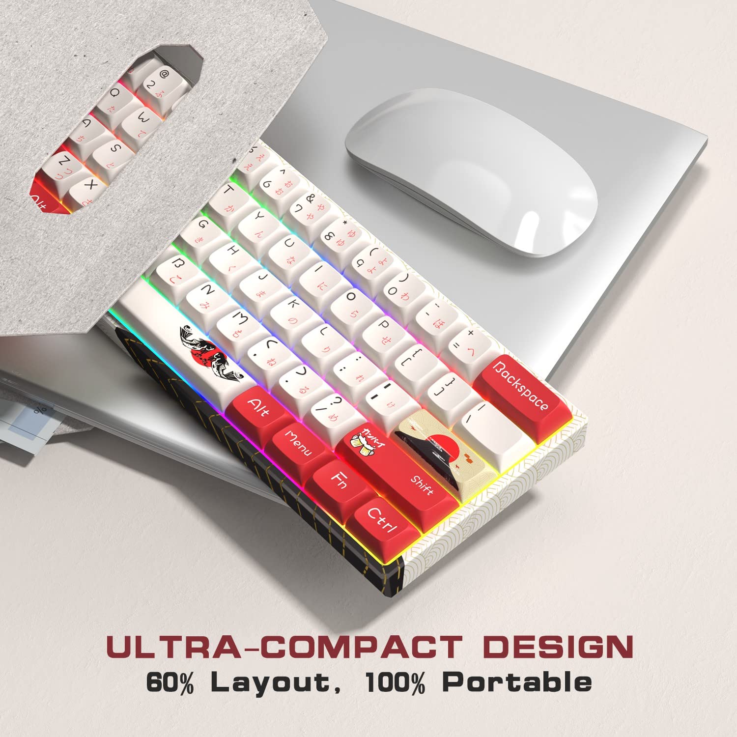 Amazon.com: HITIME XVX M61 60% Mechanical Keyboard Wireless